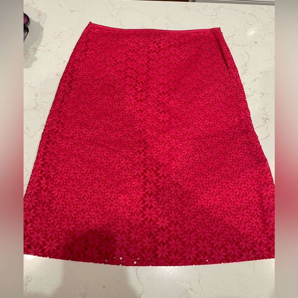 Ann Taylor Red Skirt - Size Small NWT